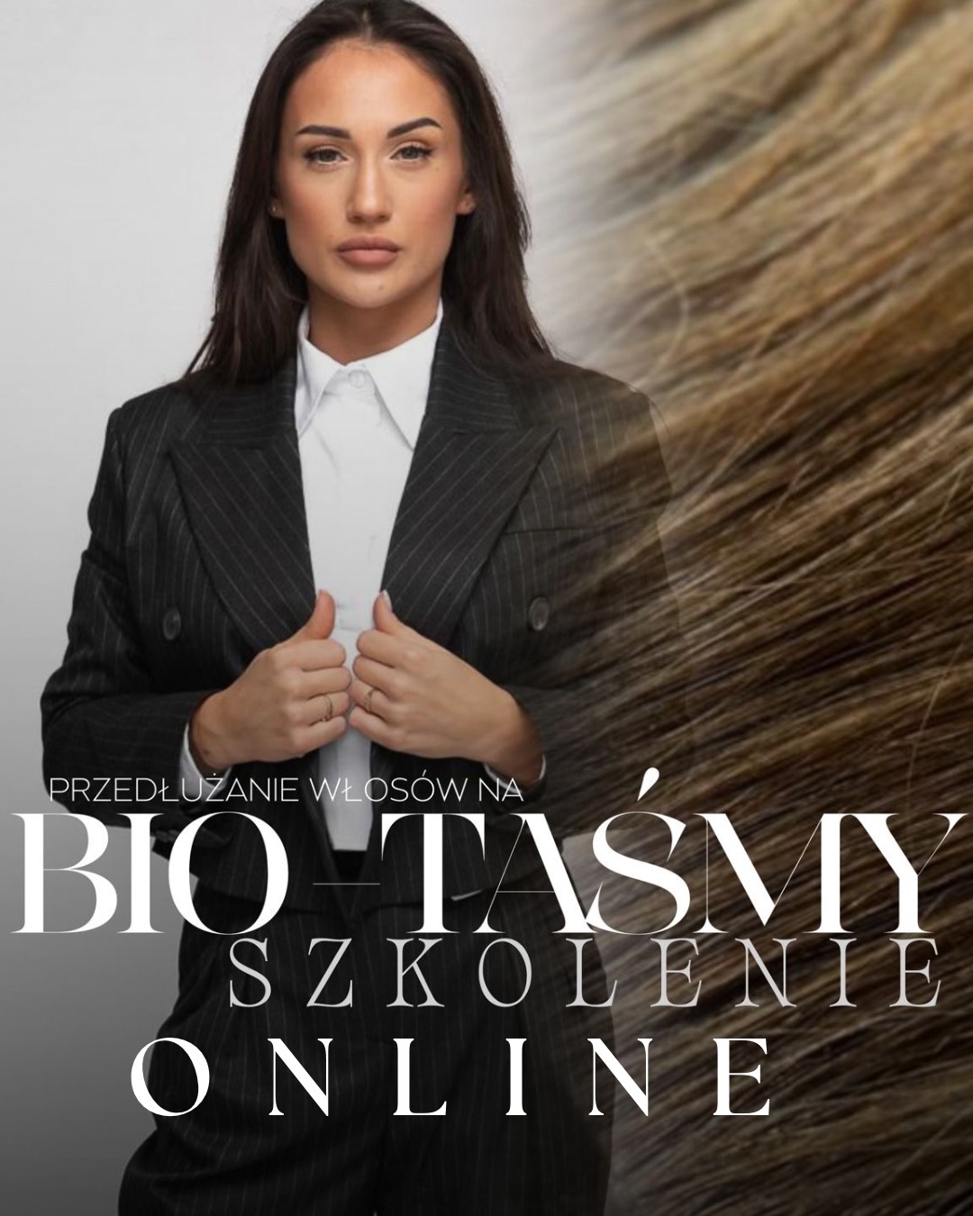 Szkolenie przedłużanie włosów BIOTAPE kurs wideo online